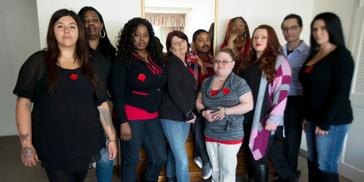 A group of community volunteers